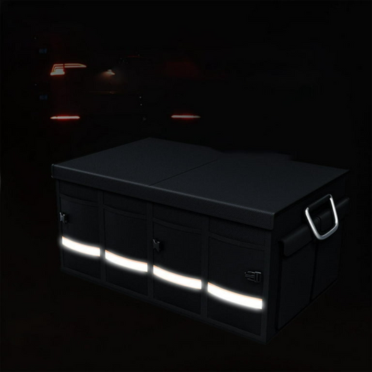 Organisateur De Coffre De Voiture Grande Capacité — Compartiments Multiples Et Stabilité Totale