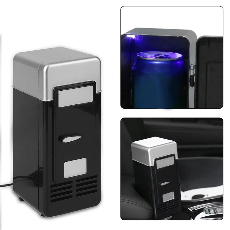 Mini USB-jääkaappi 5V 10W — Ihanteellinen toimistoon ja autoon