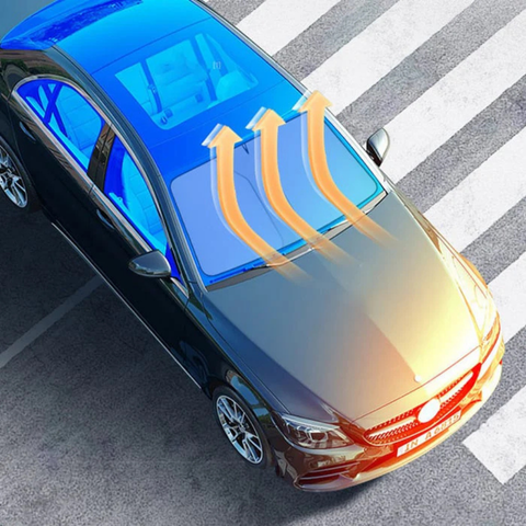 Skládací sluneční clona – Kompaktní design a rychlá instalace