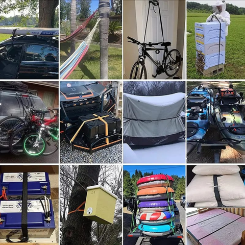 Sangle À Cliquet Rétractable Pour Voiture — Sécurité Et Fixation Simplifiée