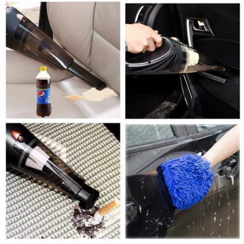 ポータブルカー掃除機 – 簡単で迅速な清掃