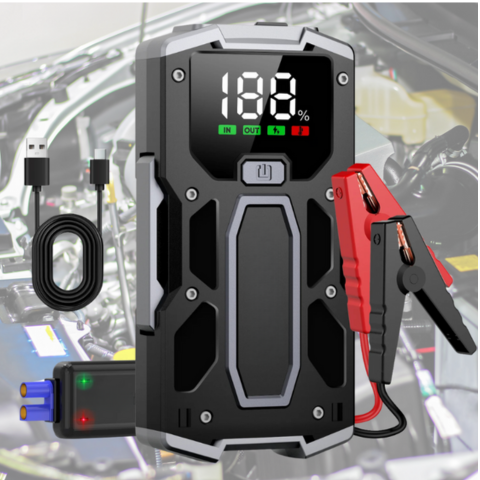 Booster di Batteria 3000A – Avvio Istantaneo e Ricarica Mobile