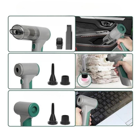 Aspirateur Sans Fil 3 En 1 Pour Voiture – Nettoyage Complet Et Pratique
