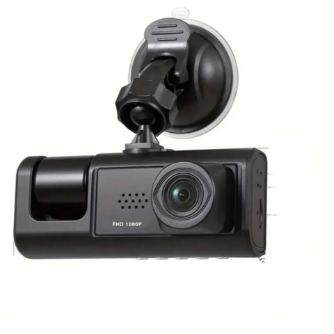 Dashcam Bil Framifrån Och Inuti – Högupplöst Inspelning
