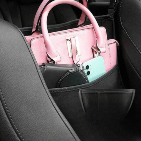 Organizador de Coche Multi-Bolsillos — Almacenamiento Práctico