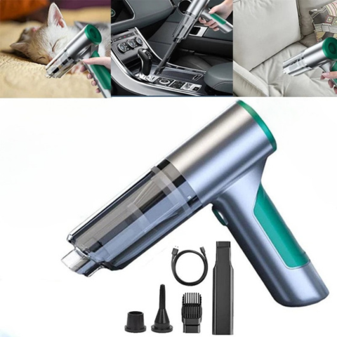 Aspirateur Sans Fil 3 En 1 Pour Voiture – Nettoyage Complet Et Pratique