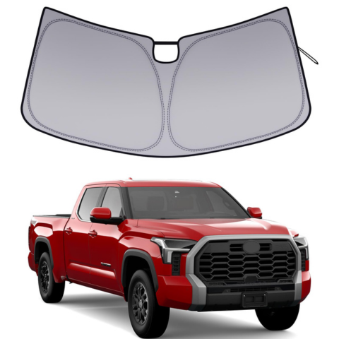 Skládací sluneční clona na čelní sklo — Snížení tepla a snadná instalace