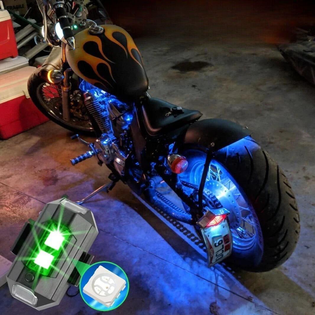バイク用LED衝突防止ライト - 安全性とスタイル