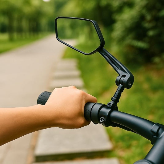 מראה אופניים — בטיחות וראייה פנורמית