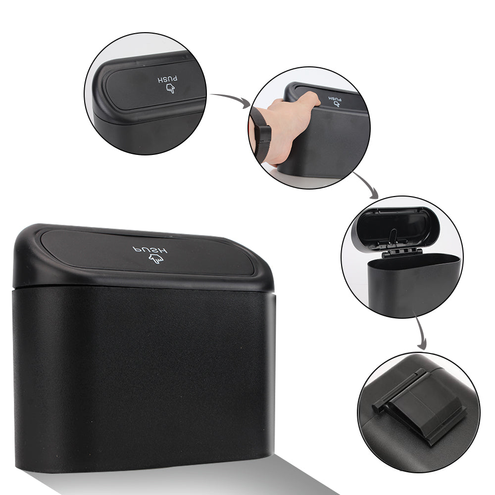 Autós szemetes fedéllel