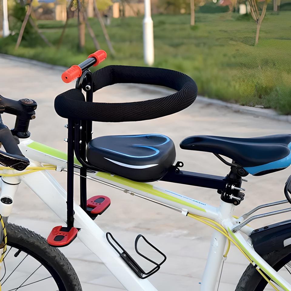 Cykelsäte med fotstöd – Komfort och stabilitet för barn