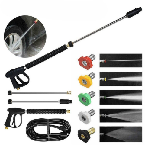 High-Pressure Washing Gun — Powerful and Fast Cleaning