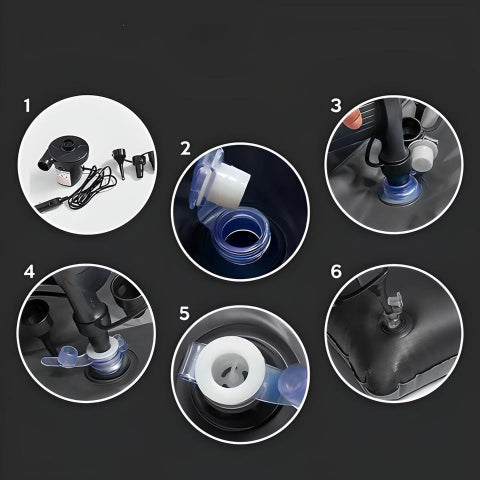 Opblaasbare Matras Voor Achterbank Auto – Praktisch En Gemakkelijk Te Installeren