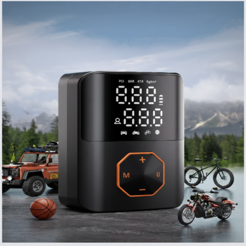 Przenośna sprężarka powietrza — Szybki i mocny bezprzewodowy pompowacz