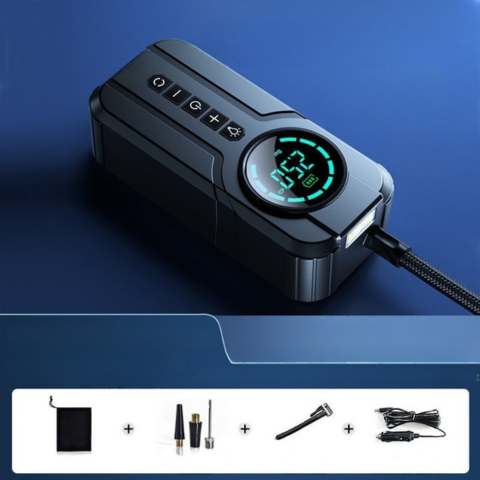 Draagbare Luchtcompressor – Hoge Precisie LED-display