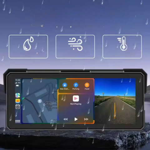 Sistema Multimedia Moto — GPS, Música y Control Inteligente