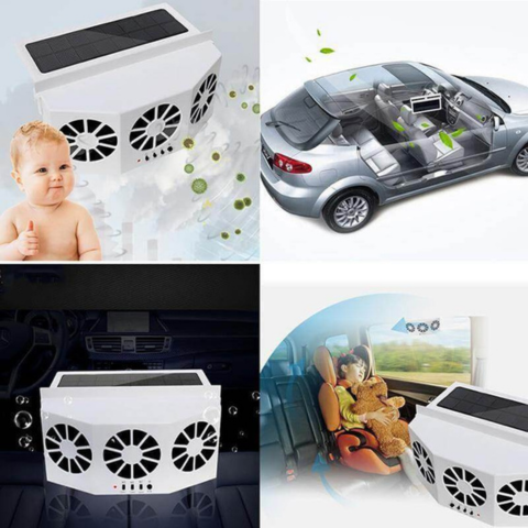 Solar Fan For Car – Ideal In Summer