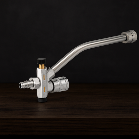 بندقية ضغط عالي مع فوهة رغوية — تنظيف قوي