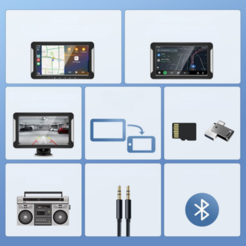 Multimedia-Display Auto – Einfache Installation und vollständige Funktionen