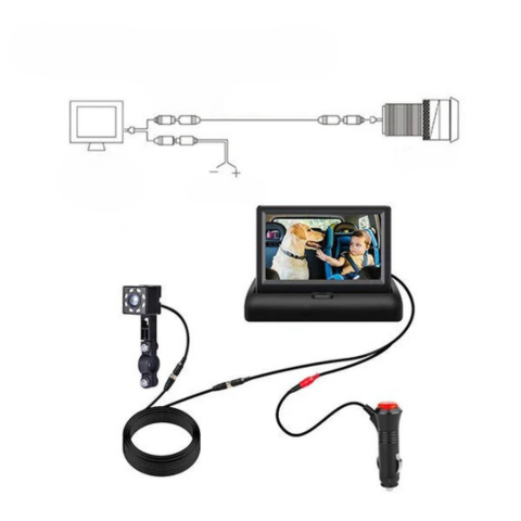 Cámara De Vigilancia Para Bebé En Coche — Seguridad Y Tranquilidad En El Trayecto