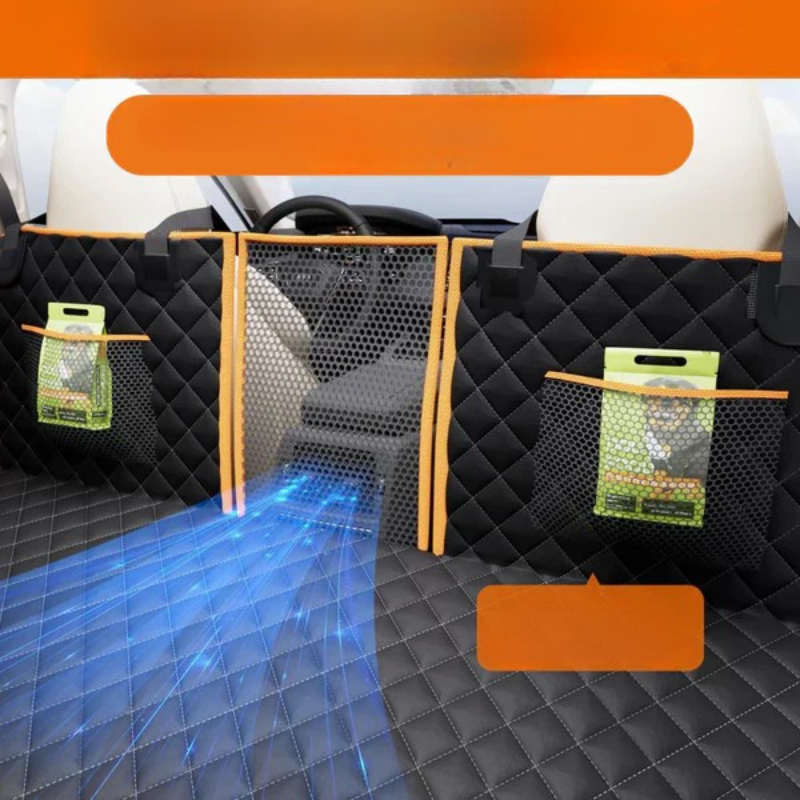 Copertura per Sedile Auto per Cani – Impermeabile e Antiscivolo con Imbracatura di Sicurezza