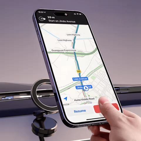 Suport Telefon Magnetic 360° Pentru Mașină – Fixare Ultra-Stabilă