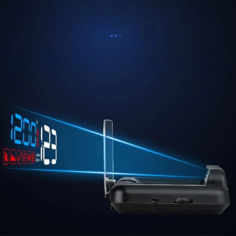 C500 OBD2 Head-Up Display - selkeä näyttö ja yksinkertainen asennus
