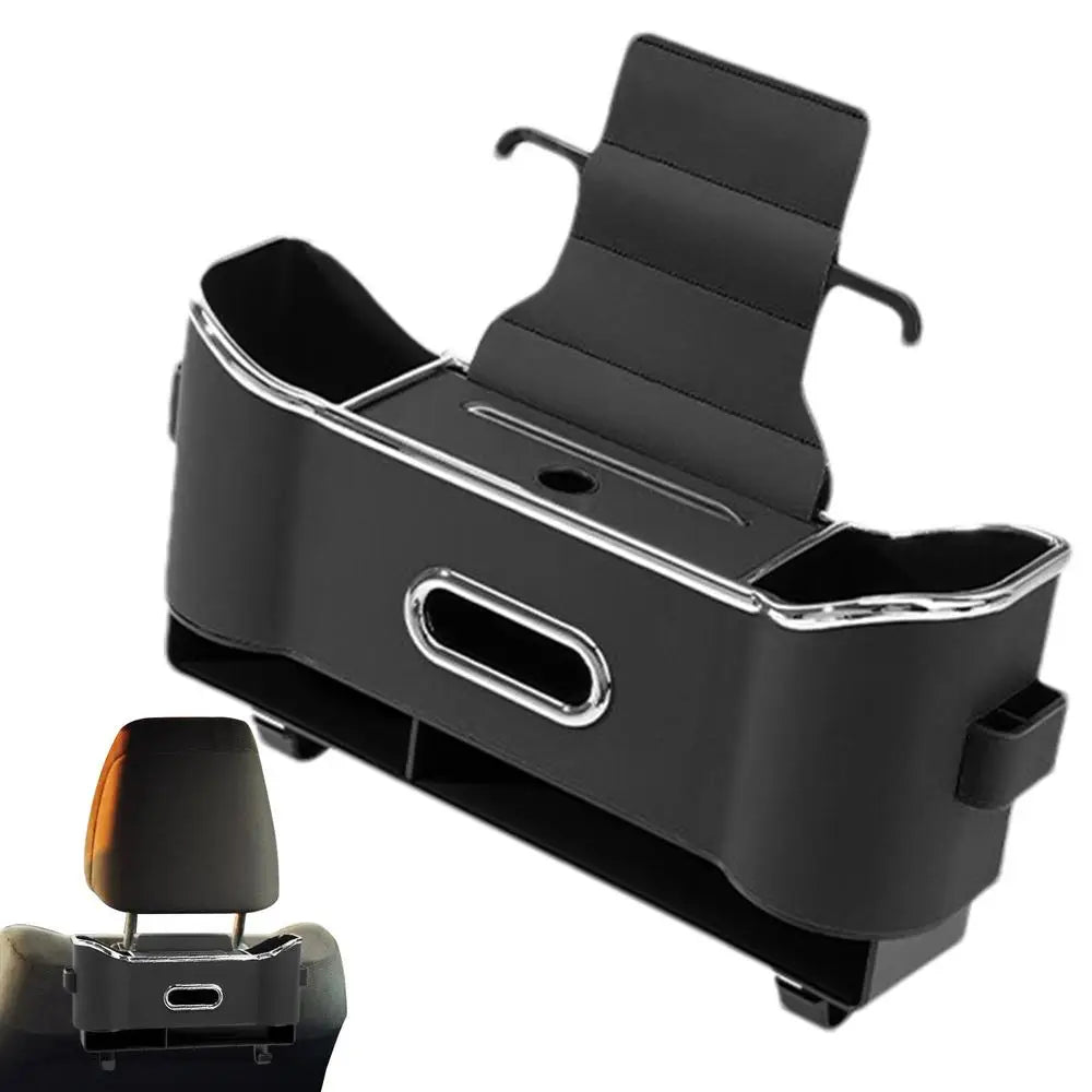 Οργανωτής πίσω καθίσματος με γάντζους και κουτί αποθήκευσης - Βελτιστοποιημένος χώρος & τακτοποιημένο αυτοκίνητο