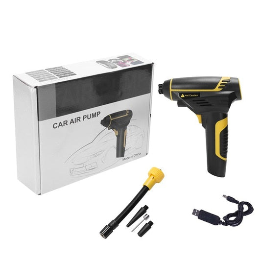 Przenośna Sprężarka Powietrza 120W — Idealna do Samochodu, Motocykla i Roweru