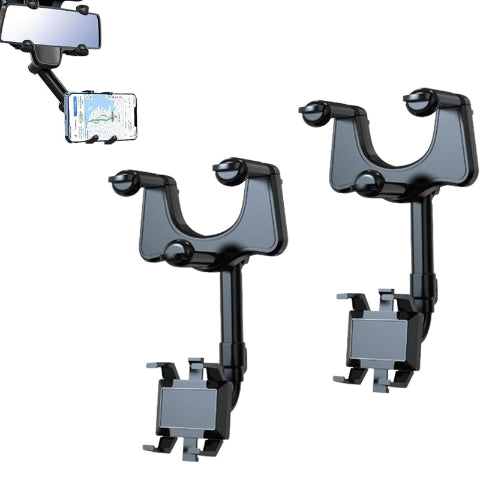 Unterstützung Telefon Rückspiegel – Verstellbarer Winkel und stabile Befestigung