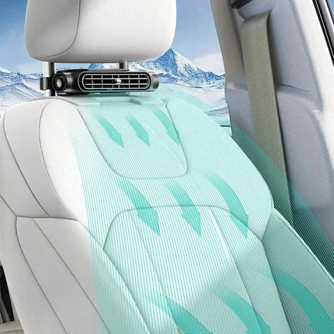 Auto-Sitzventilator – Befestigung am Kopfstütze
