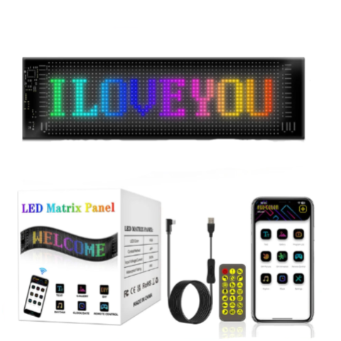 Fleksibel LED-stripe Programmerbar – Personlige Lysbeskeder 