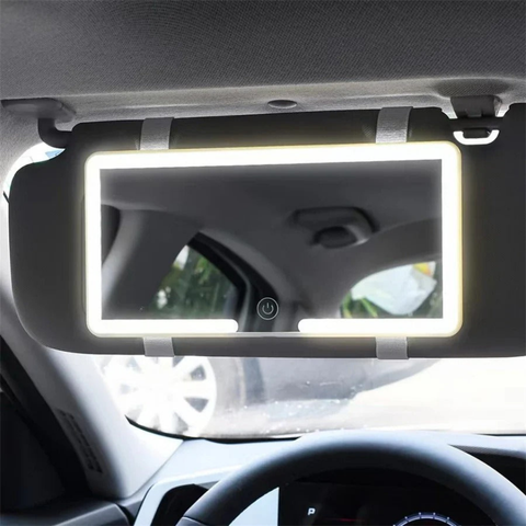 Zrkadlo na make-up LED – Dokonalé úpravy v aute 