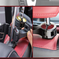 Telefoonondersteuning en tas voor hoofdsteun – 2-in-1 Praktisch 