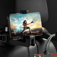 Telefoonondersteuning en tas voor hoofdsteun – 2-in-1 Praktisch 