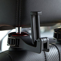 Telefoonondersteuning en tas voor hoofdsteun – 2-in-1 Praktisch 