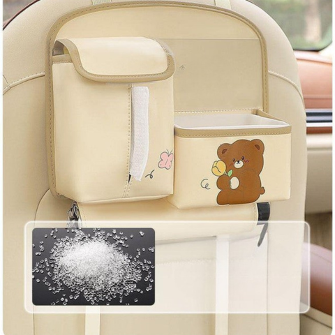Organizador De Asiento Trasero De Coche — Ideal Para Viajes Y Cotidiano 