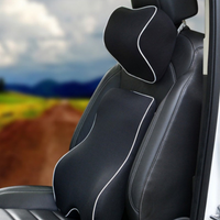 Lendenwirbel- und Kopfstützenkissen aus Memory Foam - Komfort Und Entlastung Für Den Rücken