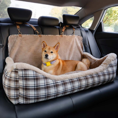 Panchina da Viaggio per Cani – Confortevole e Facile da Installare 