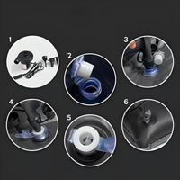 Oppblåsbar madrass for baksetet i bilen – Praktisk og enkel å installere 