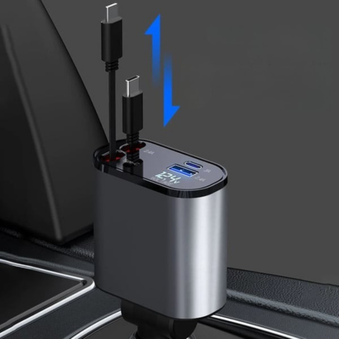Rychlá auto nabíječka – Kompatibilita s iPhone a USB-C 