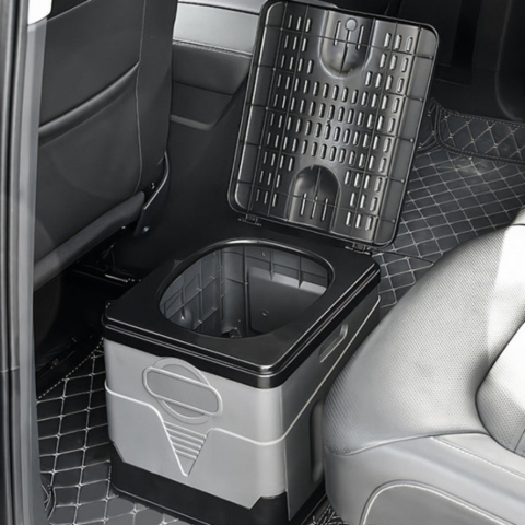 Folding Toilet for Car and Camping – Easy to Transport 