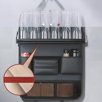 統合されたタブレット付きのチャイルドシートオーガナイザー - 実用性と快適さが保証されています 