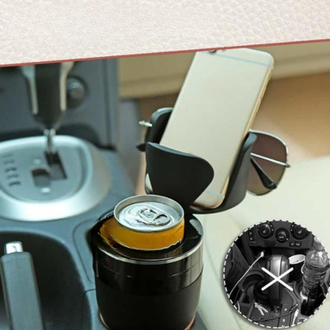 מעמד כוסות מסתובב לרכב – ארגון ונוחות בהגה 