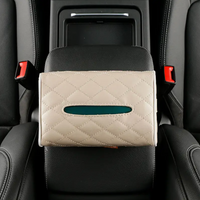Scatola Porta Fazzoletti per Auto in Pelle PU – Fissaggio Parasole o Poggiatesta