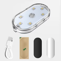 Iluminare LED Inteligent pentru Mașină – Tactil și Fără Fir 