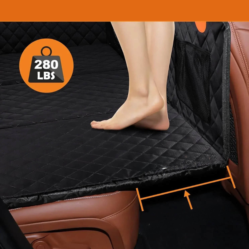 Car Seat Cover for Dog – Waterproof & Non-Slip with Safety Harness