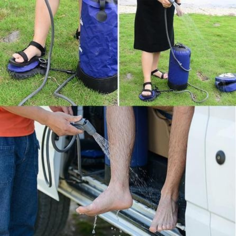 Douche Portable De Camping — Hygiène En Plein Air & Format Compact
