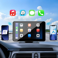 Tragbarer 7-Zoll-Tuner mit drahtlosem Carplay - Einfache Installation und moderne Schnittstelle