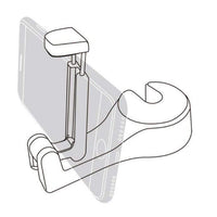 Telefoonondersteuning en tas voor hoofdsteun – 2-in-1 Praktisch 